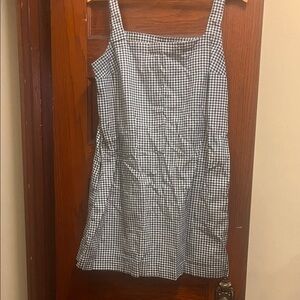 A New Day Black and White Checkered Mini Dress